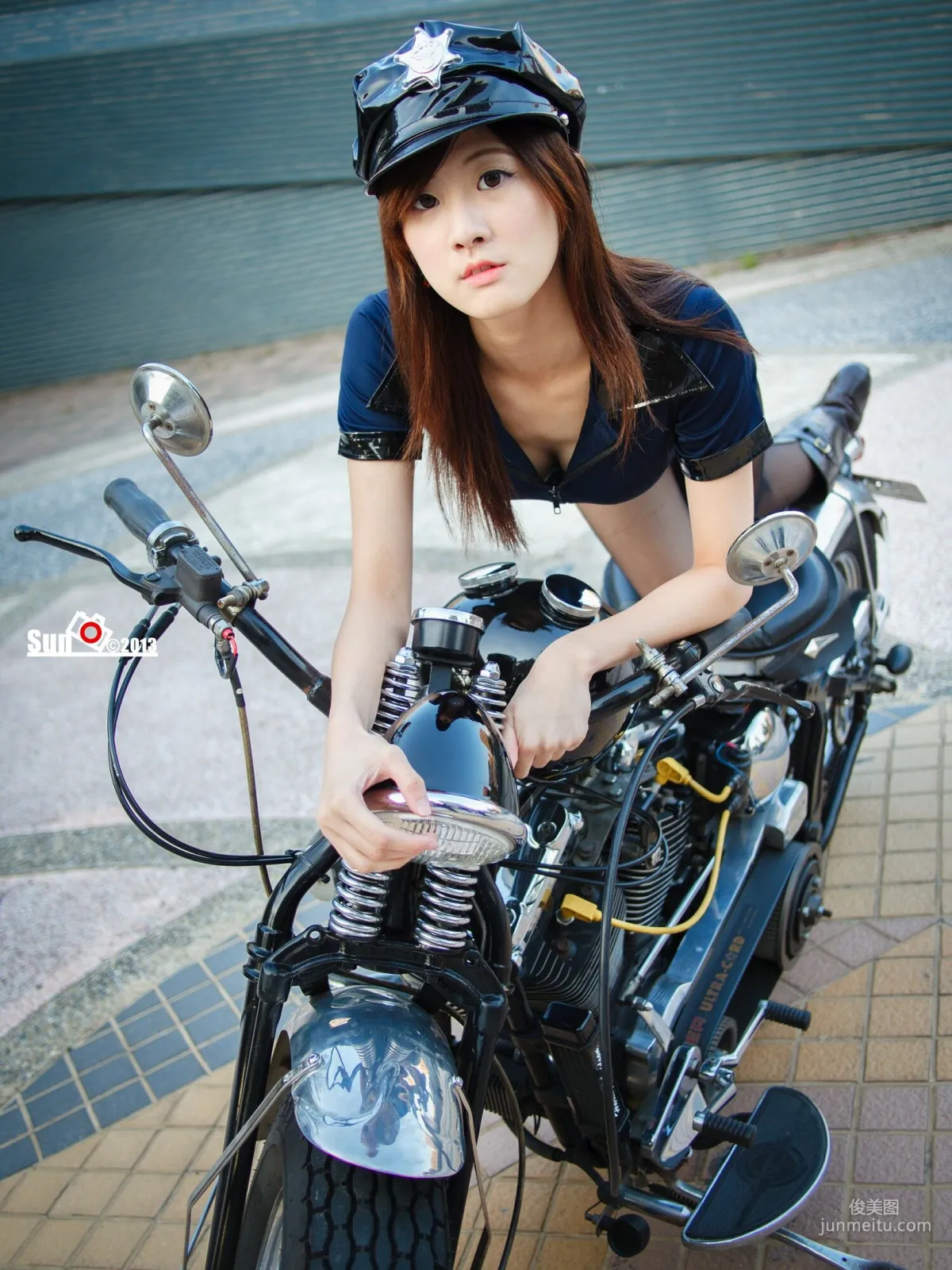 [台灣女神] 林茉晶 - 哈雷女警與空姐 寫真集 7
