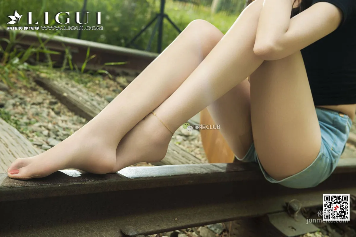 腿模小戈《文藝絲足少女》 [麗櫃LIGUI] 美腿絲足 寫真集 9