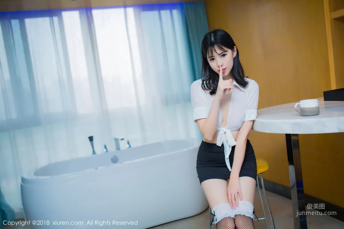 艾栗栗栗栗栗栗吖《女秘OL》 [秀人XIUREN] No.1014 寫真集 6
