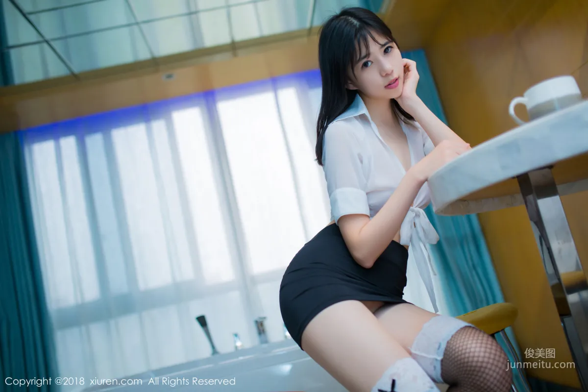 艾栗栗栗栗栗栗吖《女秘OL》 [秀人XIUREN] No.1014 寫真集 11
