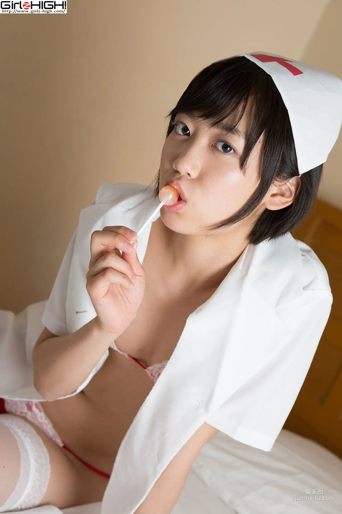 [Girlz-High] 西野小春 - 性感小護士 - bkoh_002_005 寫真集 5