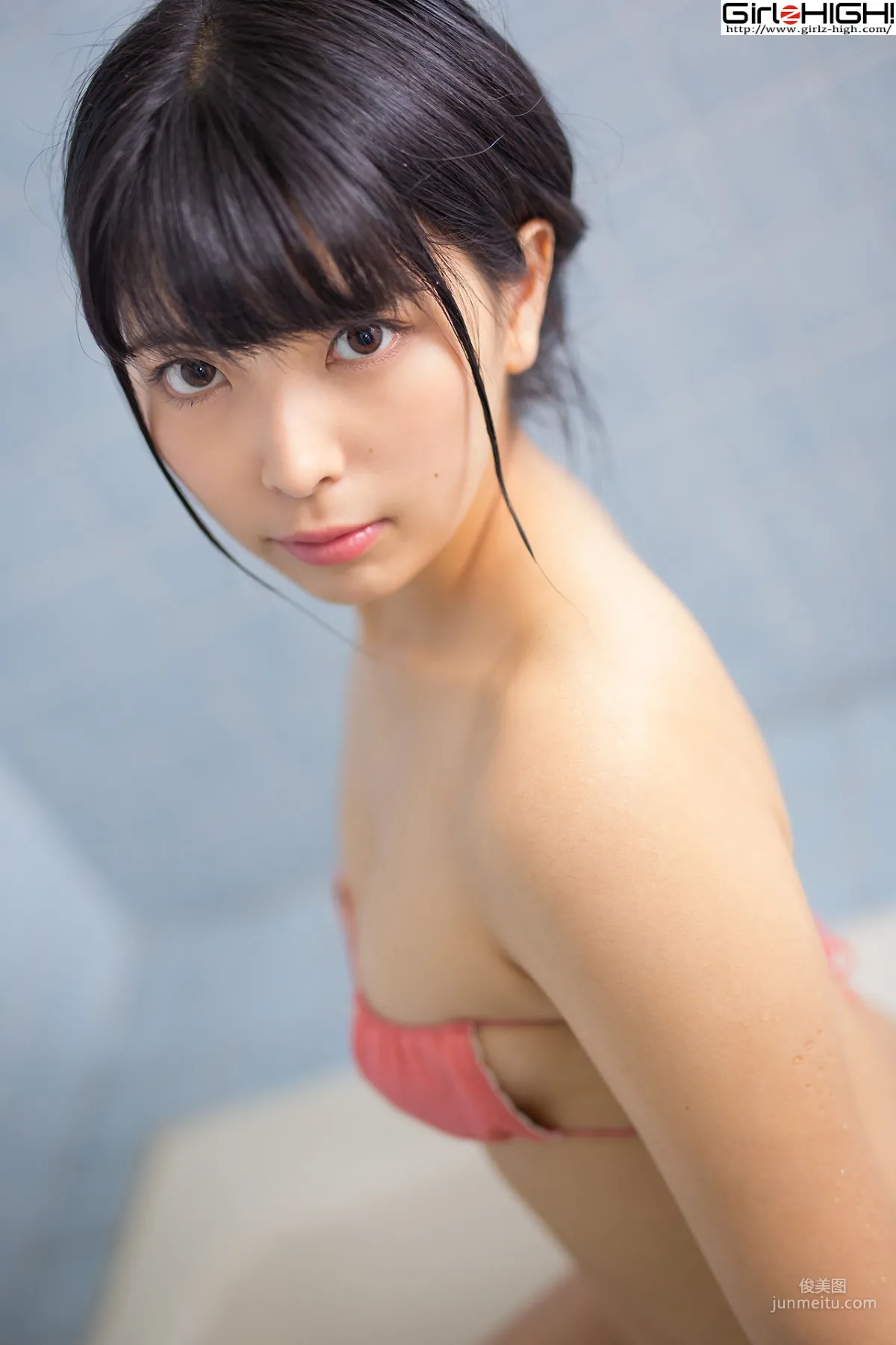 望月みはる《はじめまして》 ピンク眼帯ビキニ [Girlz-High] 写真集39