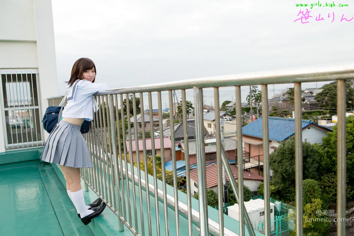 笹山りん《もうギリギりん！》 ハイレグレオタード [Girlz-High] 写真集2