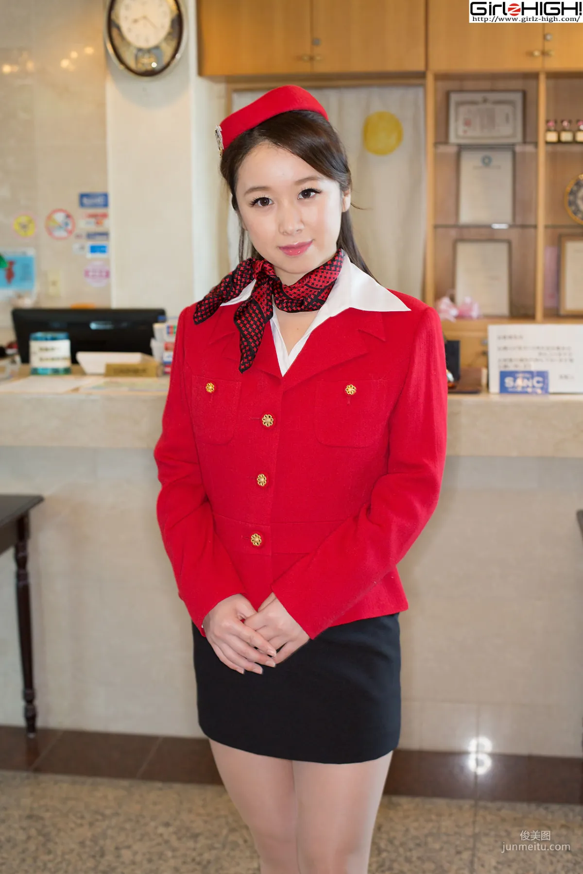 [Girlz-High] 八木沢莉央 - 極品空姐！ - buno_036_003 寫真集 3