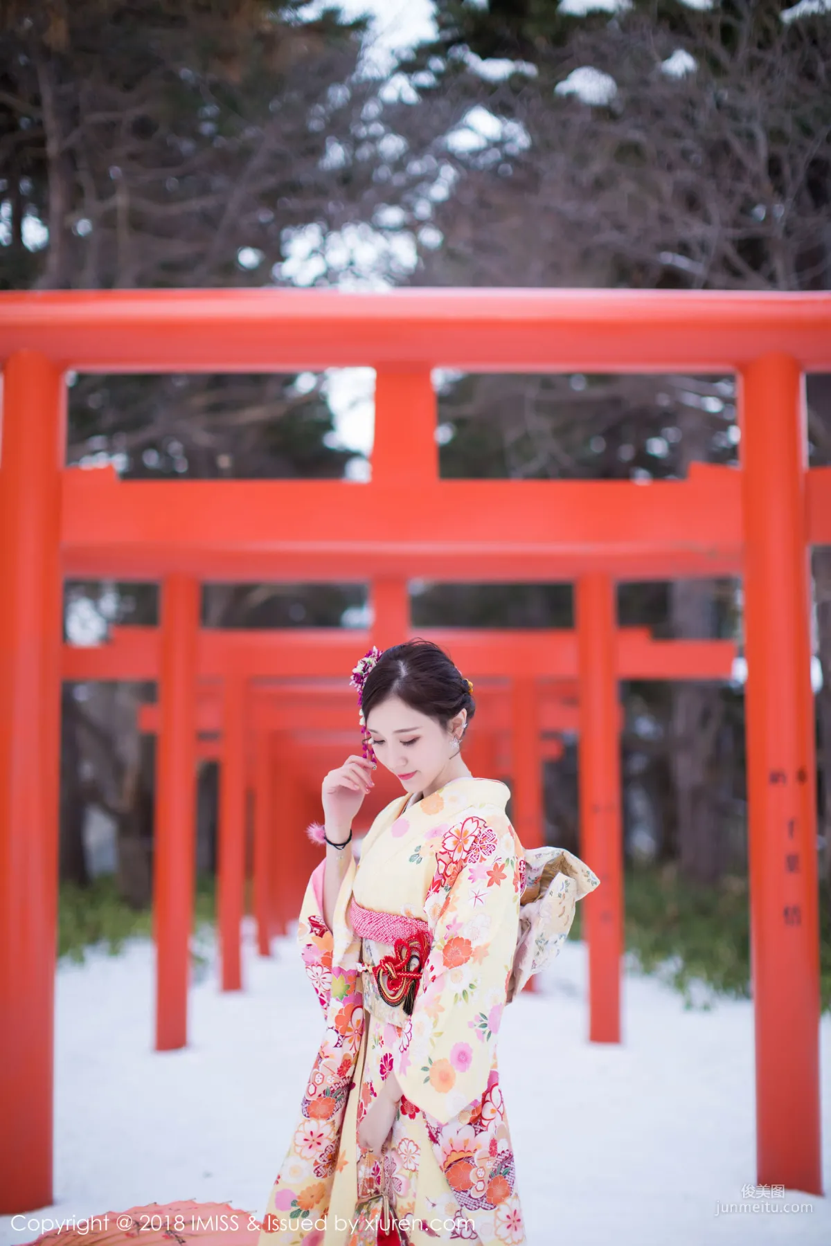 淼淼萌萌哒《北海道旅拍》 [愛蜜社IMiss] Vol.242 寫真集 22