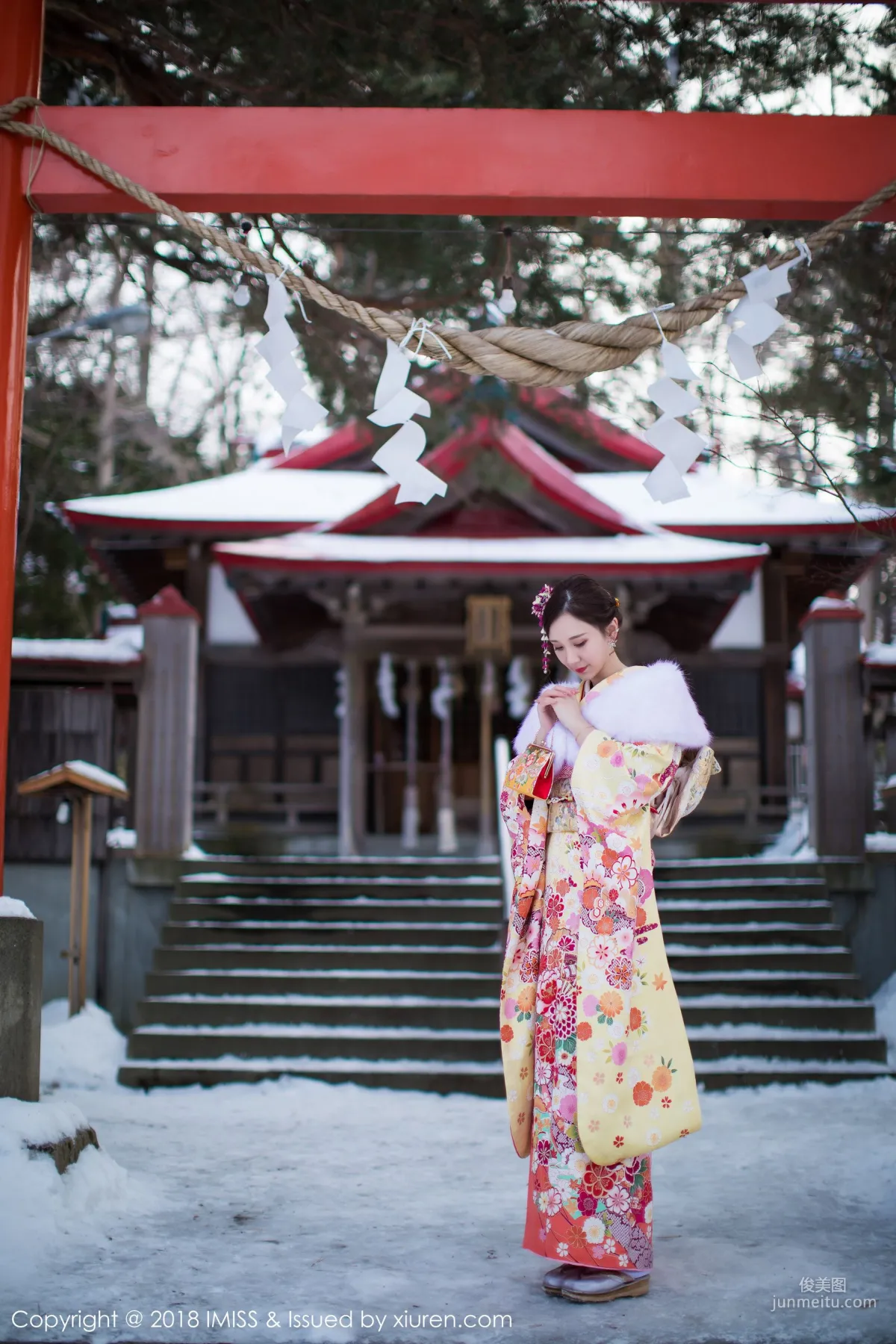 淼淼萌萌哒《北海道旅拍》 [愛蜜社IMiss] Vol.242 寫真集 24
