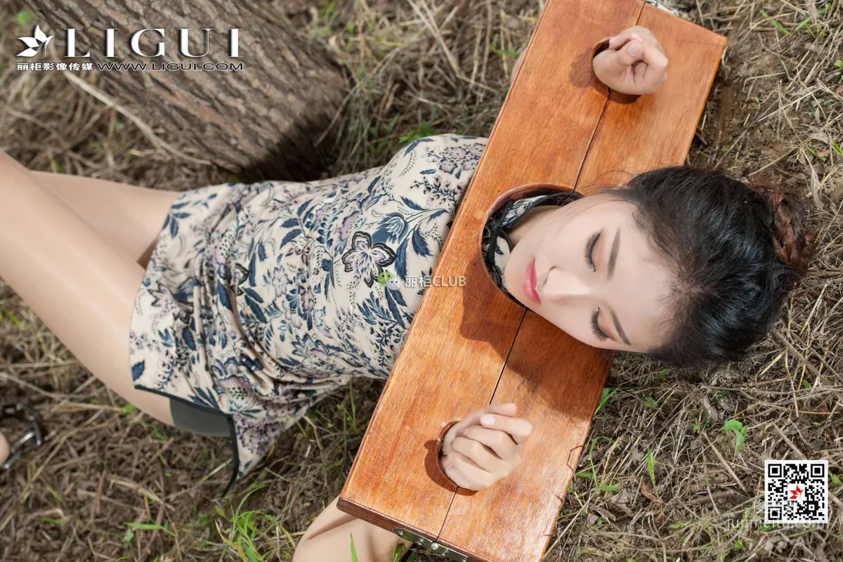 腿模思彤《旗袍美束鐐铐人體》 [麗櫃LIGUI] 網絡麗人 寫真集 19