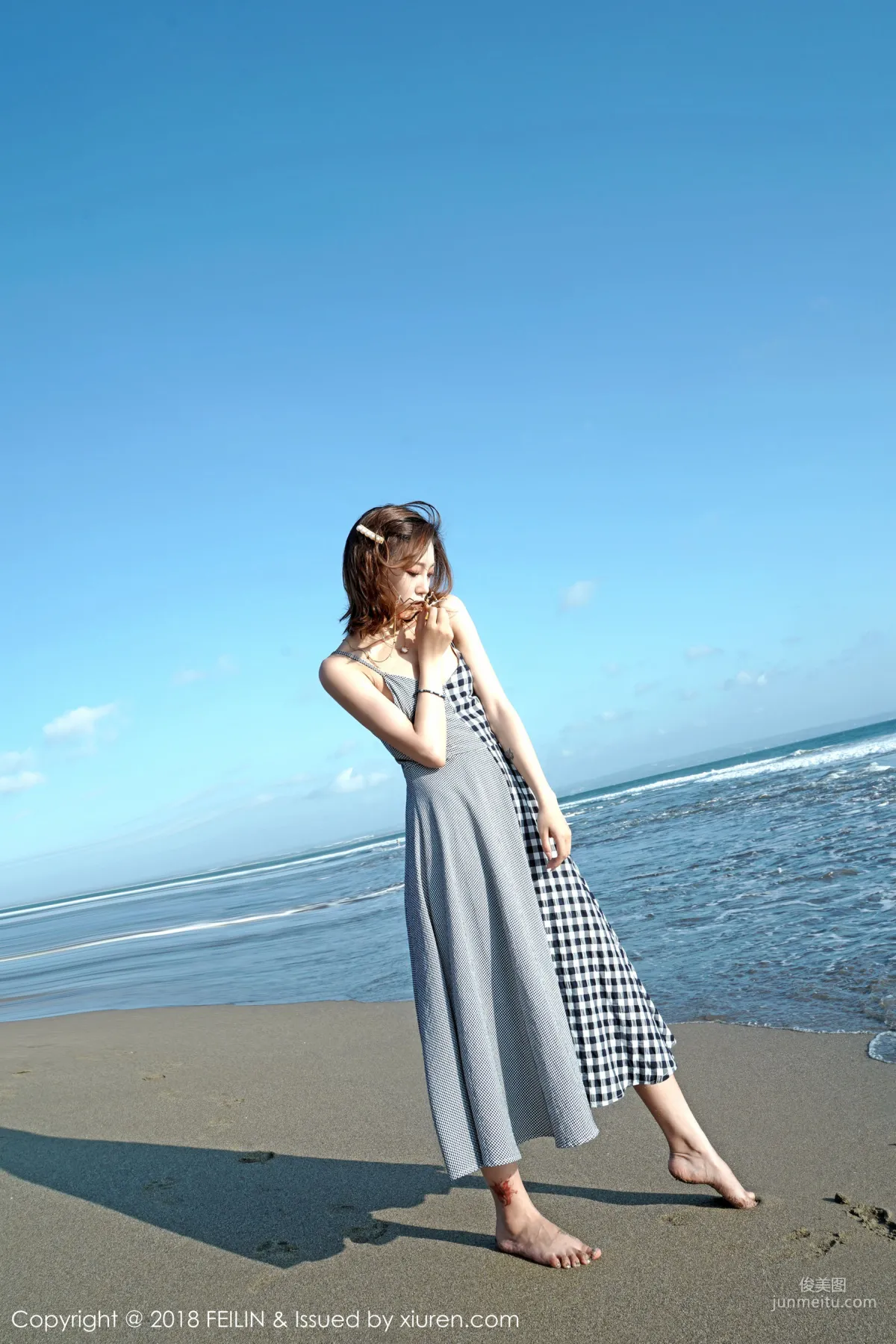 馮木木LRIS《海邊清新系列》 [嗲囡囡FEILIN] VOL.142 寫真集 14