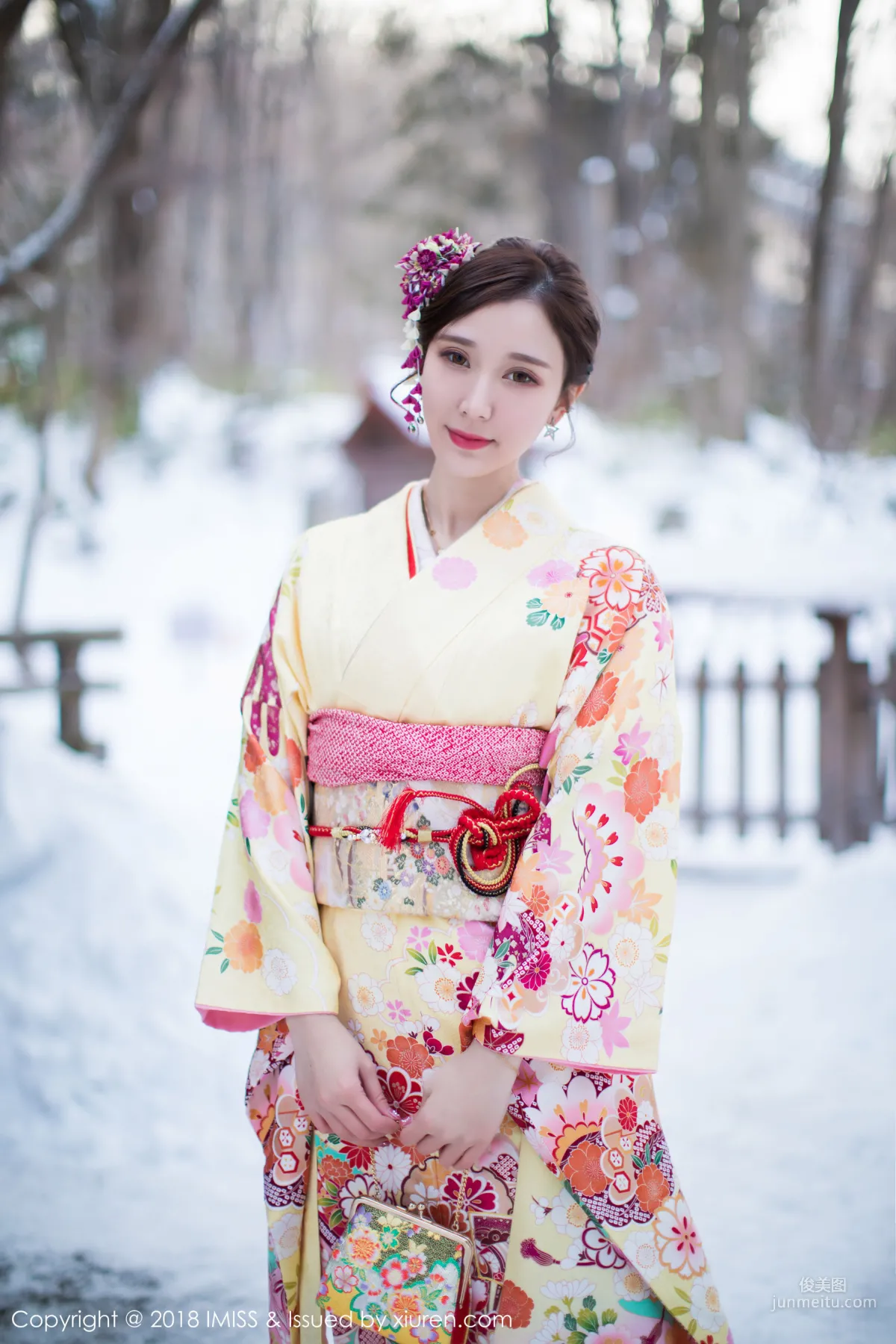 淼淼萌萌哒《北海道旅拍》 [愛蜜社IMiss] Vol.242 寫真集 28