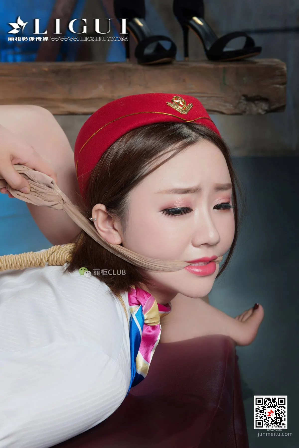 腿模Amy&腿模然然《空姐絲襪美束》 [麗櫃LIGUI] 網絡麗人 寫真集 59