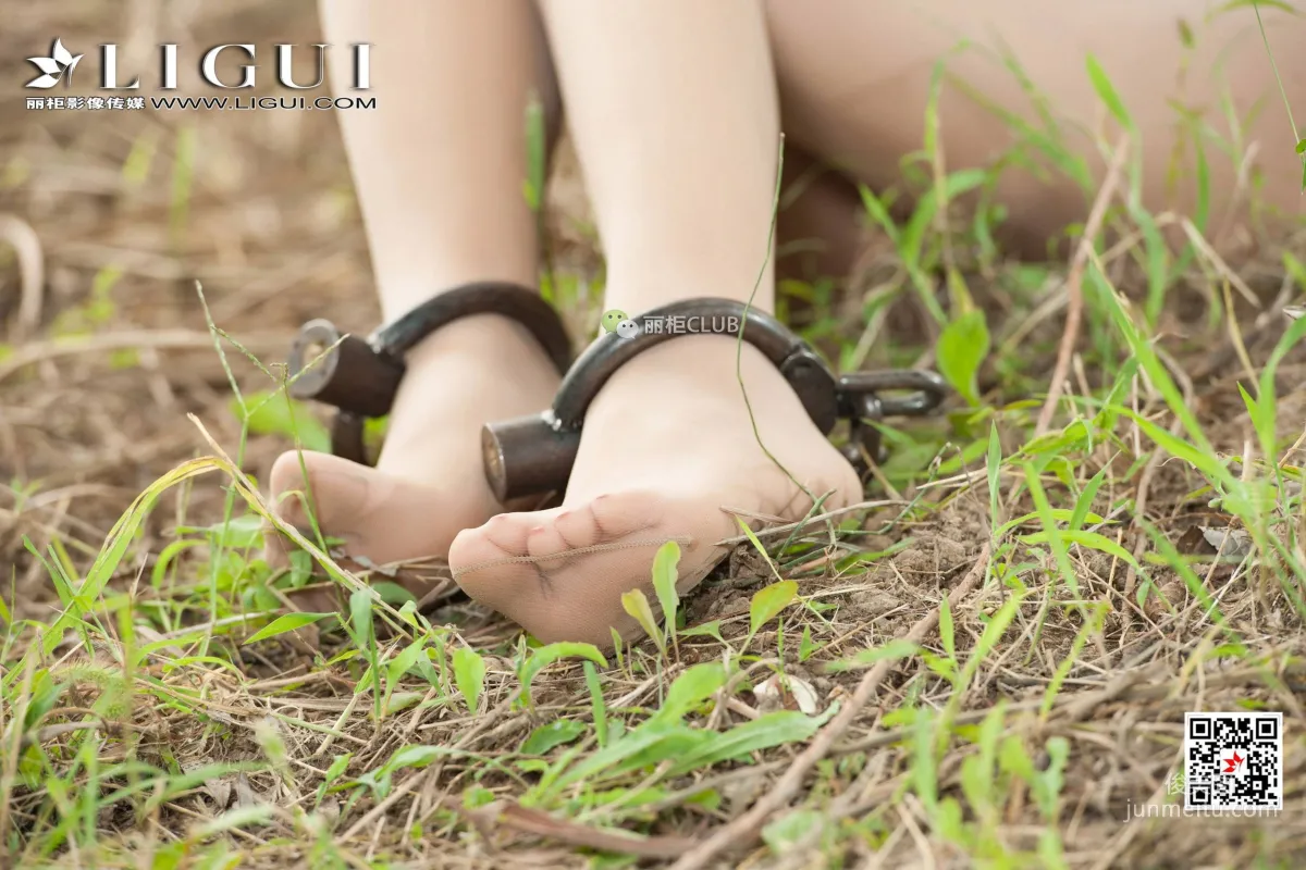 腿模思彤《旗袍美束鐐铐人體》 [麗櫃LIGUI] 網絡麗人 寫真集 8