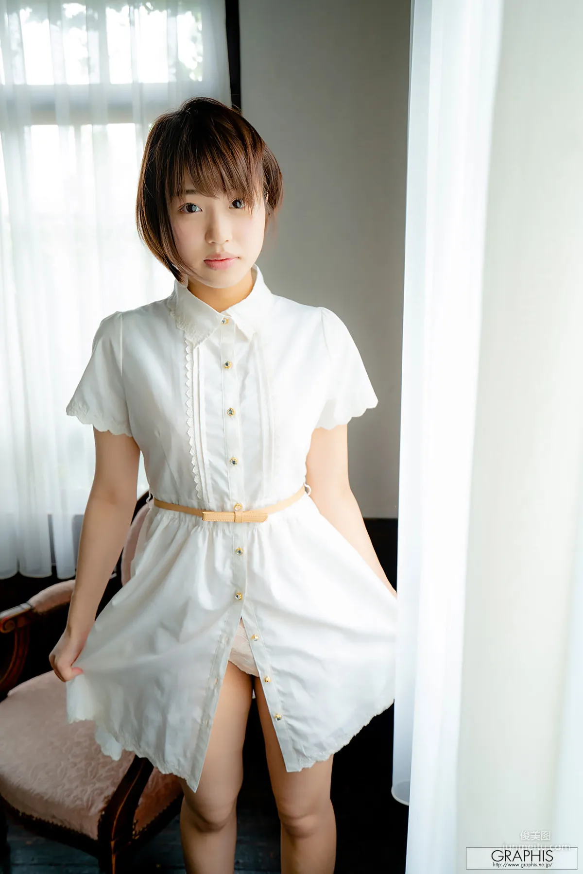 Mahiro Tadai 唯井まひろ/唯井真尋 [Graphis] First Gravure 初脫ぎ娘 寫真集 45