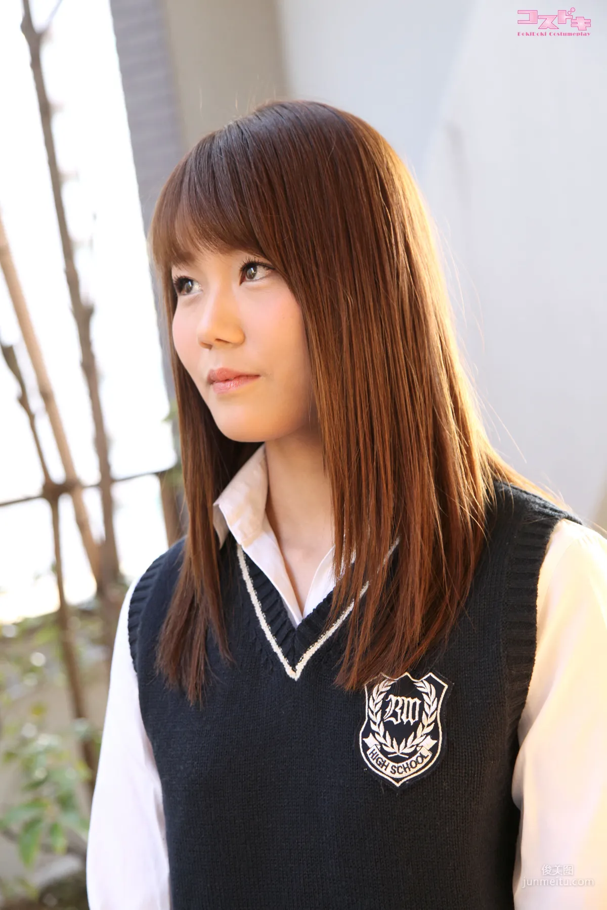 [Cosdoki] Hikari Kobayashi 小林ひかり kobayashihikari_pic_seifuku1 寫真集 2