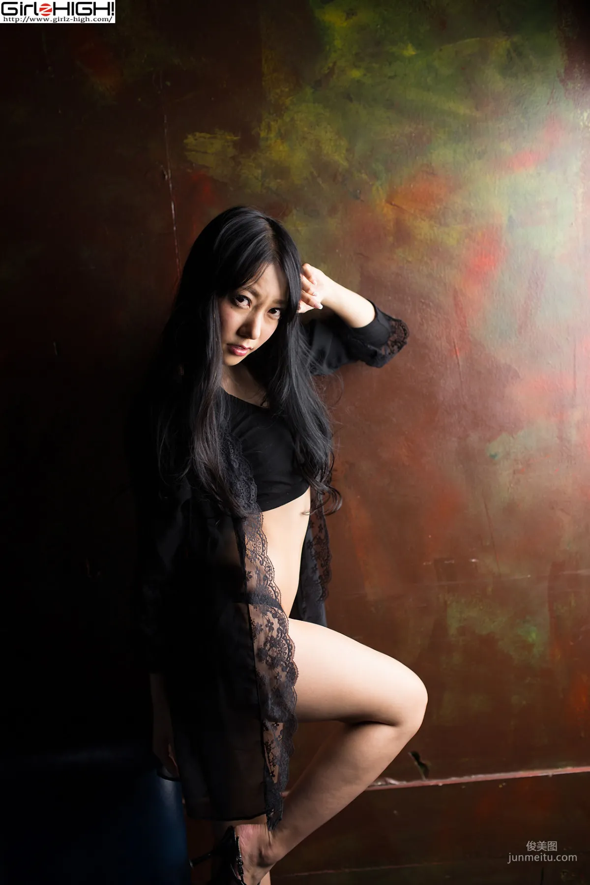 [Girlz-High] Ui Mita 三田羽衣 - 黑色魅惑 bune_001_002 寫真集 13