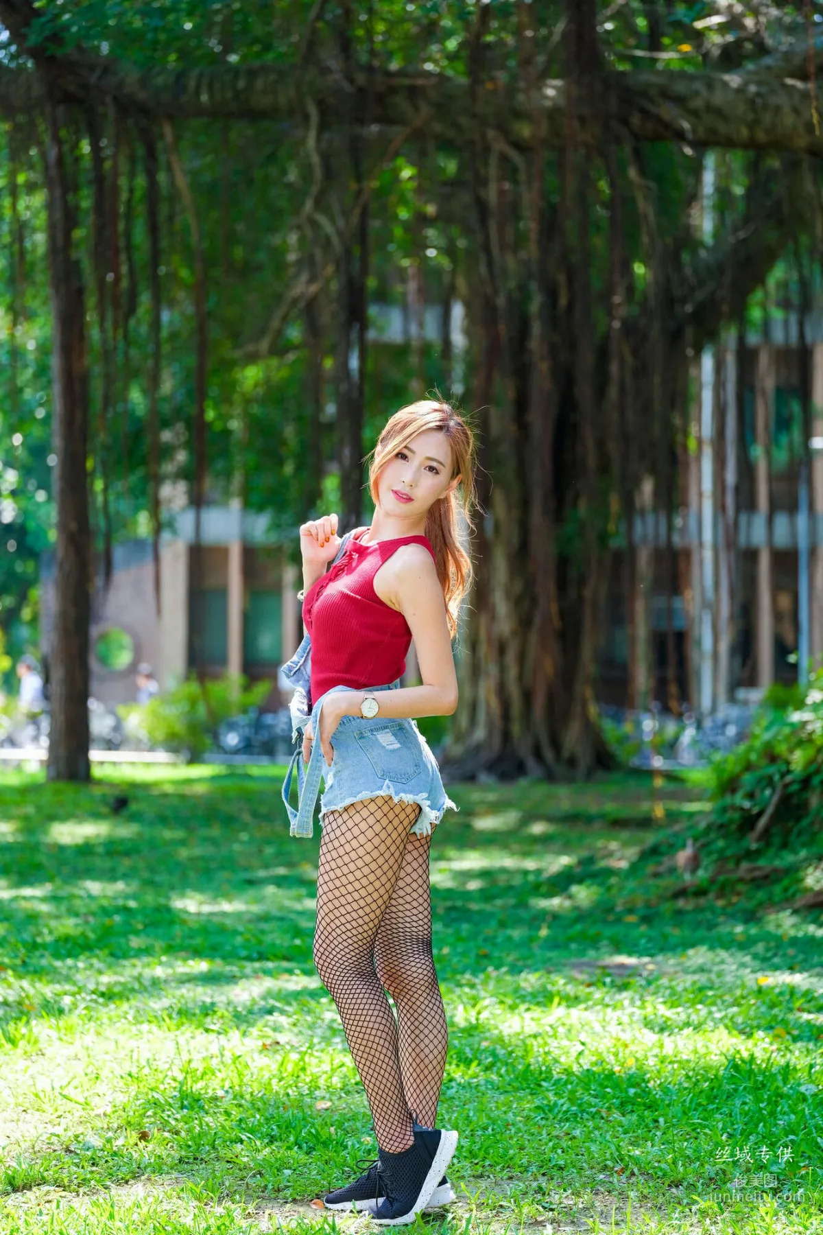 [台灣正妹] 黃艾比《外拍服裝》網襪系列 寫真集 7