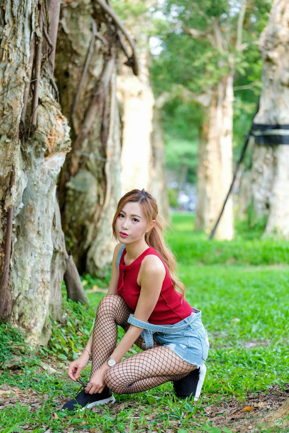 [台灣正妹] 黃艾比《外拍服裝》網襪系列 寫真集 84