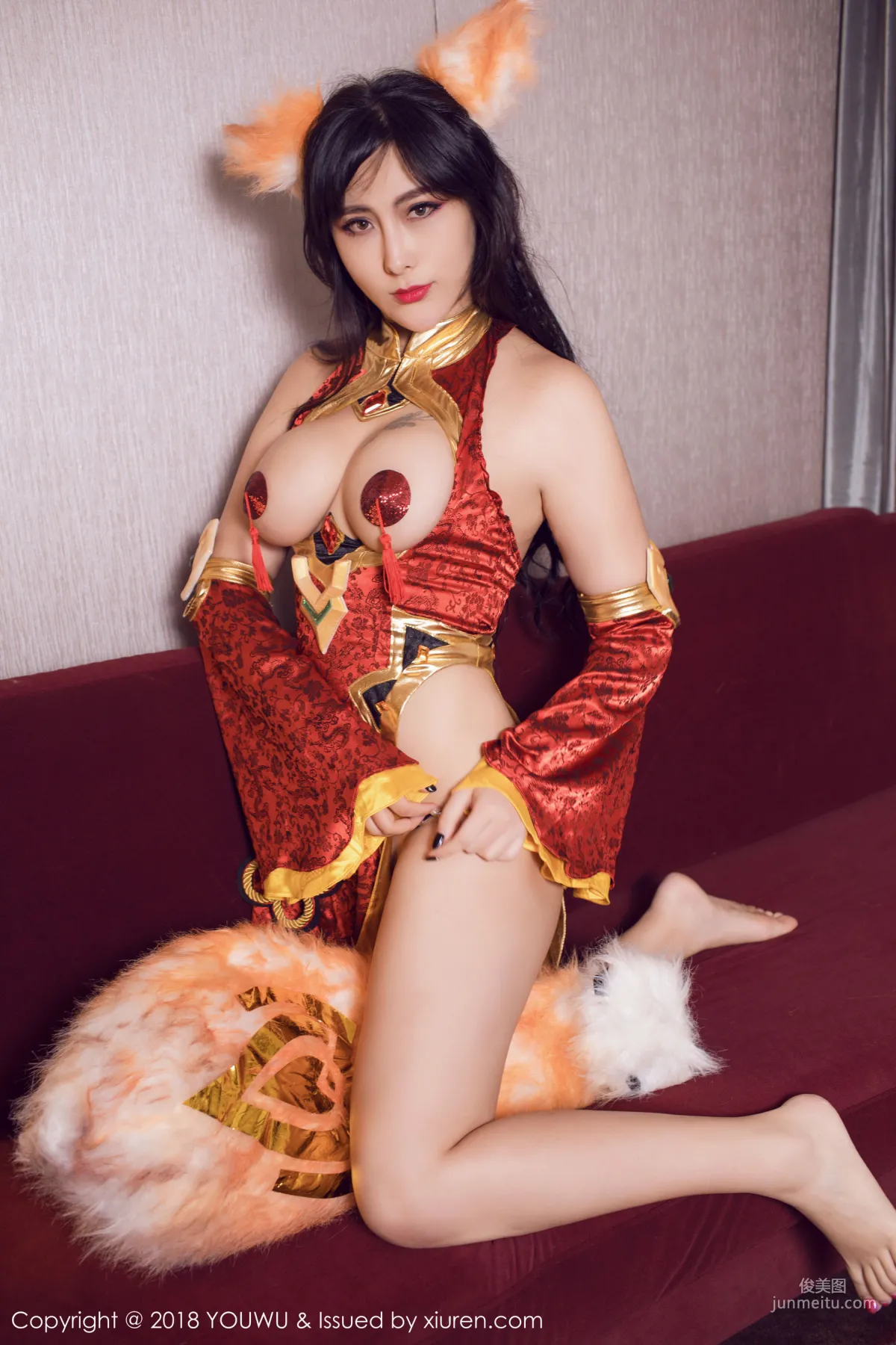 孟狐狸FoxYini《魅惑制服》 [尤物館YOUWU] VOL.103 寫真集 15