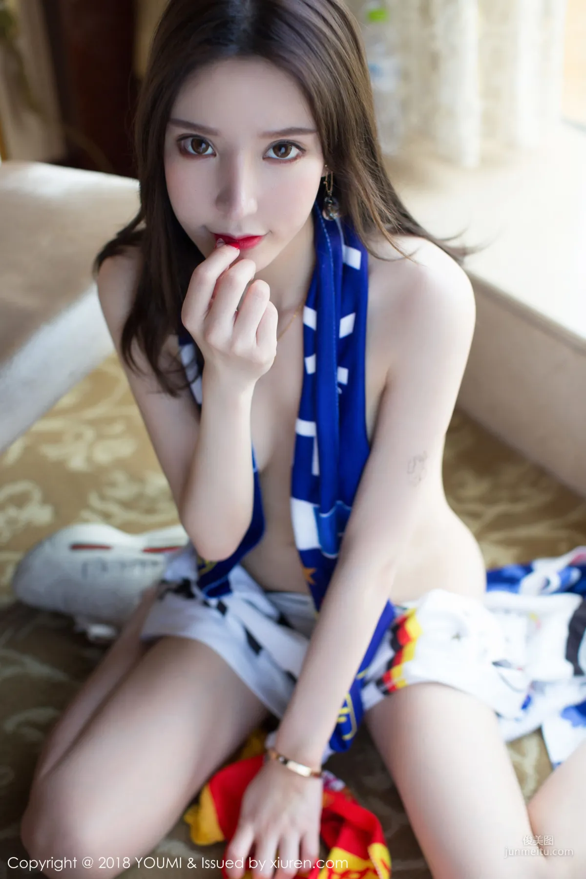 周于希《世界杯美臀特刊》 [尤蜜荟YouMi] Vol.182 寫真集 47