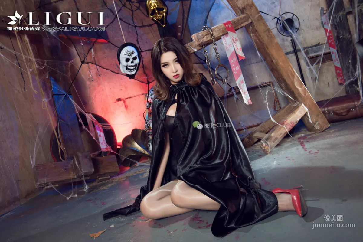 腿模筱筱《護士捆綁》 [麗櫃Ligui] 美腿絲足寫真集 81