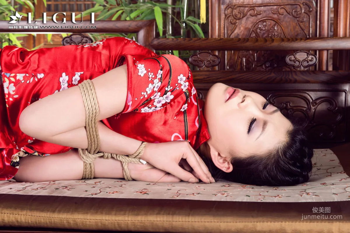 腿模怡萱《旗袍繩藝》 [麗櫃Ligui] 經典回顧 寫真集 24