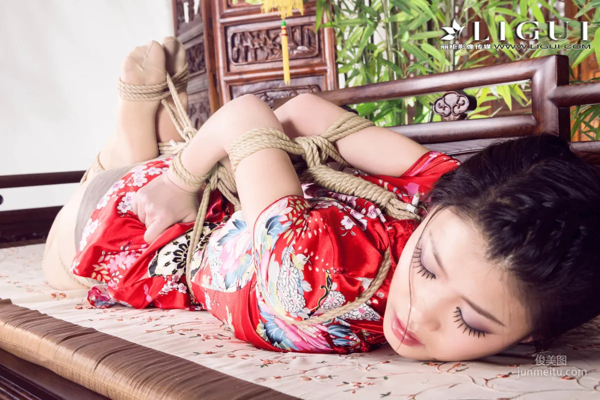 腿模怡萱《旗袍繩藝》 [麗櫃Ligui] 經典回顧 寫真集 51