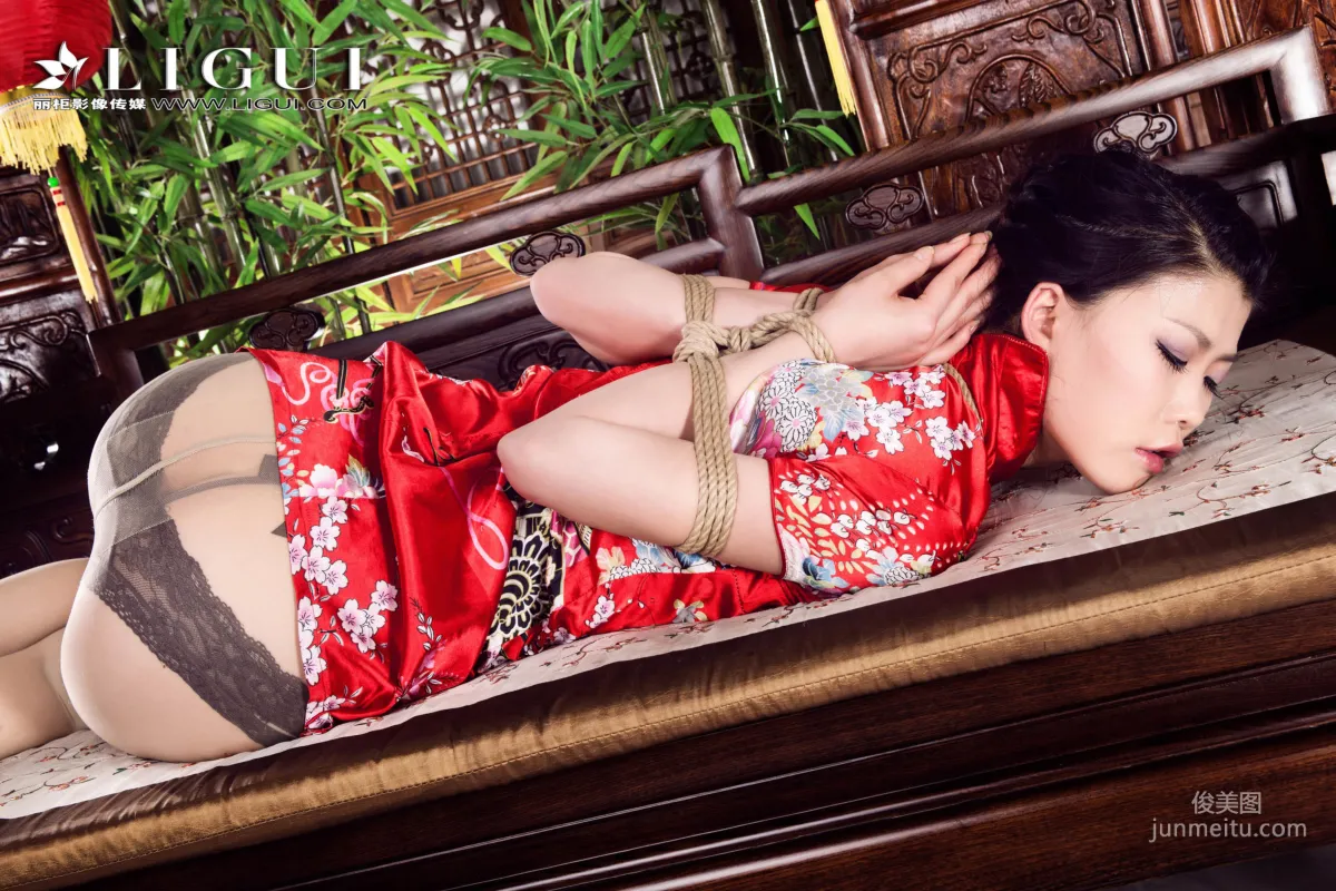 腿模怡萱《旗袍繩藝》 [麗櫃Ligui] 經典回顧 寫真集 8