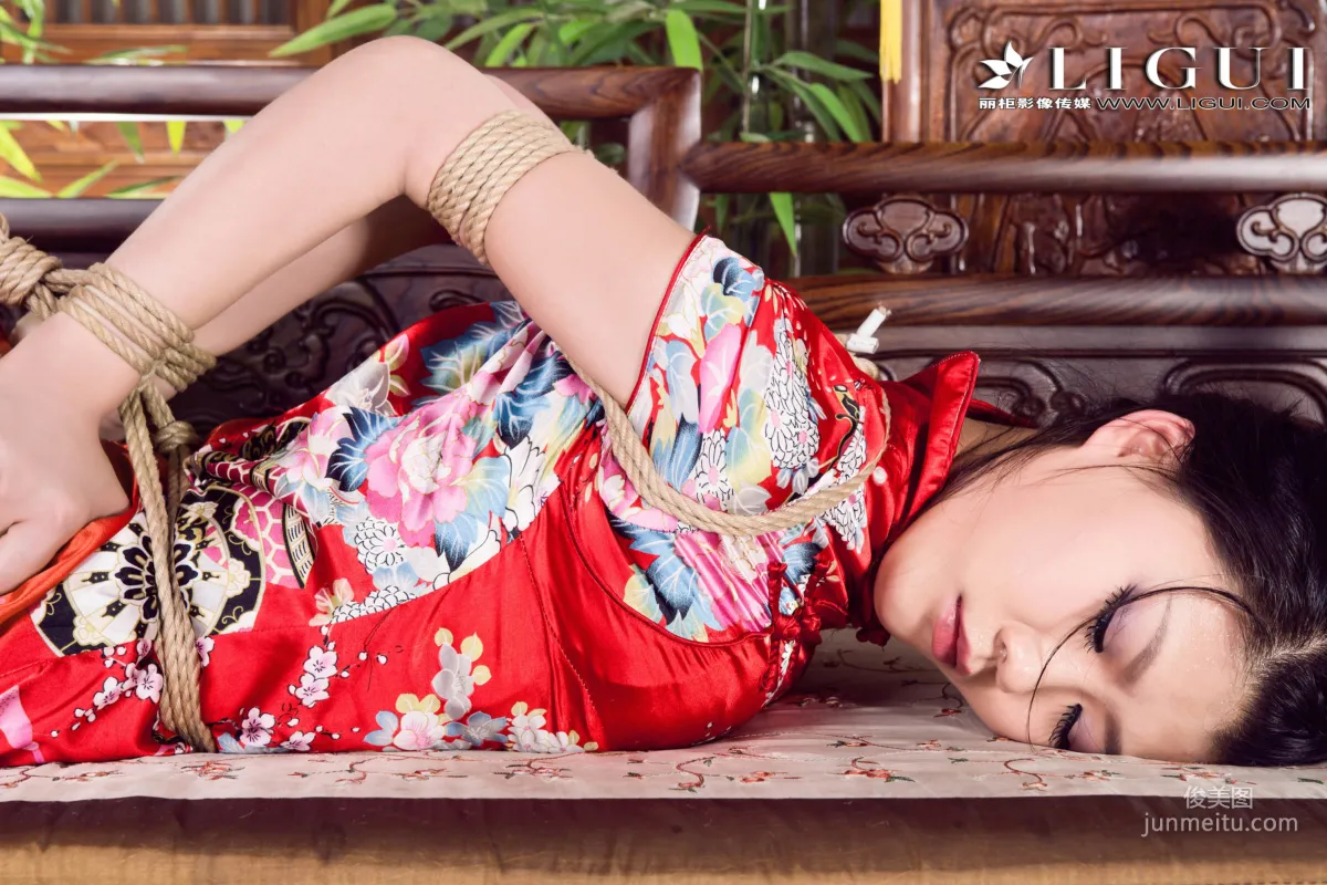 腿模怡萱《旗袍繩藝》 [麗櫃Ligui] 經典回顧 寫真集 55