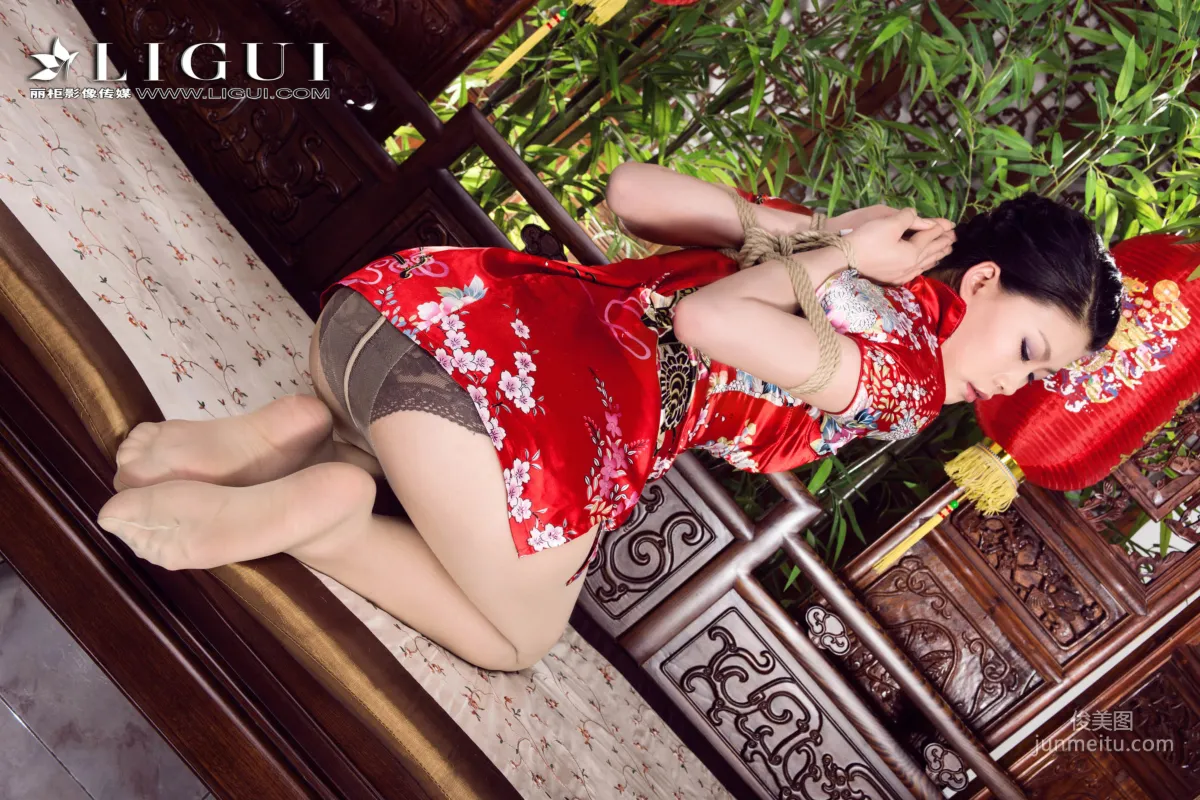 腿模怡萱《旗袍繩藝》 [麗櫃Ligui] 經典回顧 寫真集 4