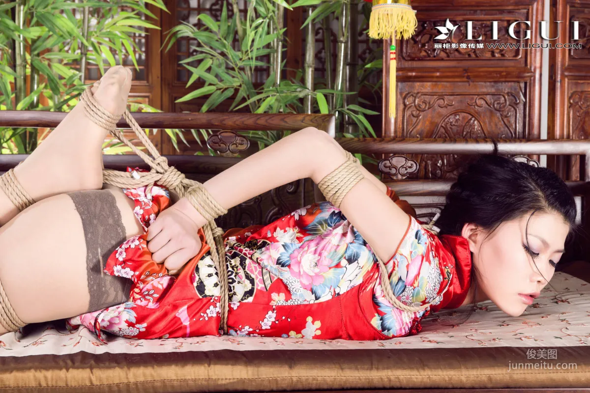 腿模怡萱《旗袍繩藝》 [麗櫃Ligui] 經典回顧 寫真集 40