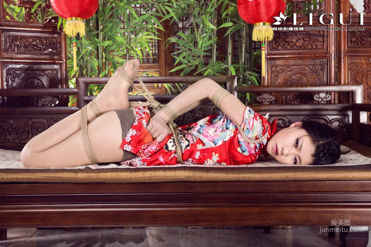 腿模怡萱《旗袍繩藝》 [麗櫃Ligui] 經典回顧 寫真集 57