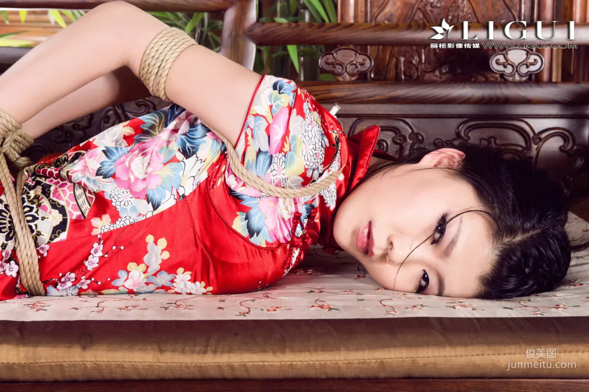 腿模怡萱《旗袍繩藝》 [麗櫃Ligui] 經典回顧 寫真集 56