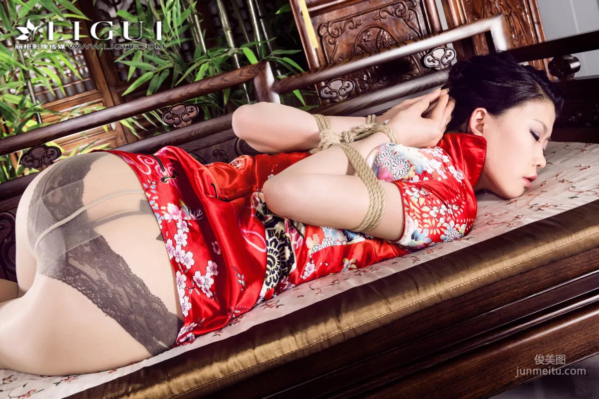 腿模怡萱《旗袍繩藝》 [麗櫃Ligui] 經典回顧 寫真集 9