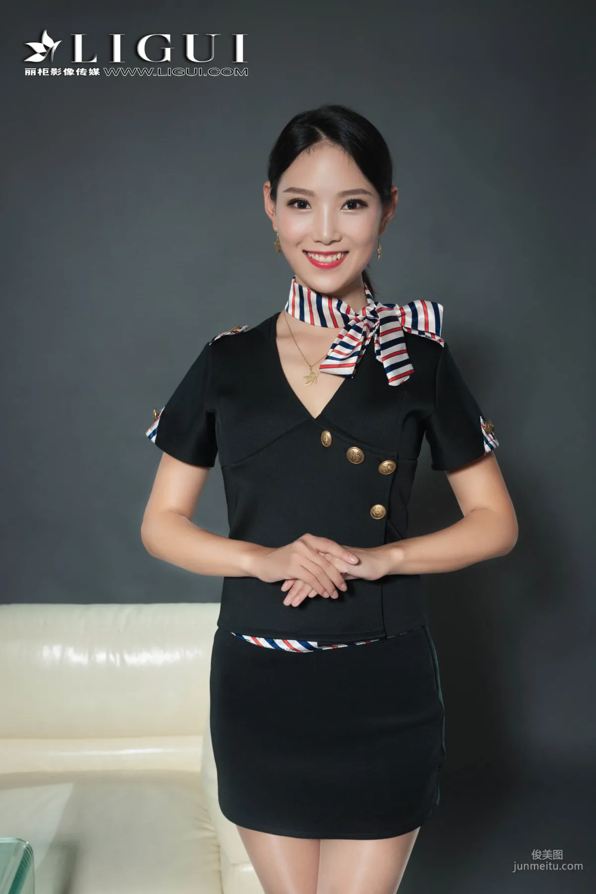 腿模趙維拉《空姐絲足》[麗櫃Ligui] 寫真集 2