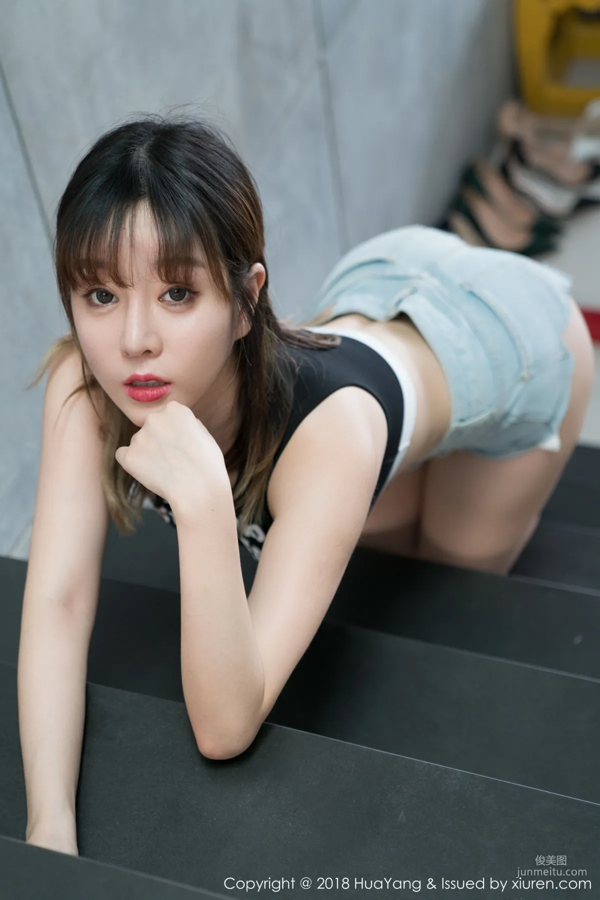 王雨純《巨乳肥臀誘惑》 [花漾HuaYang] Vol.075 寫真集 28