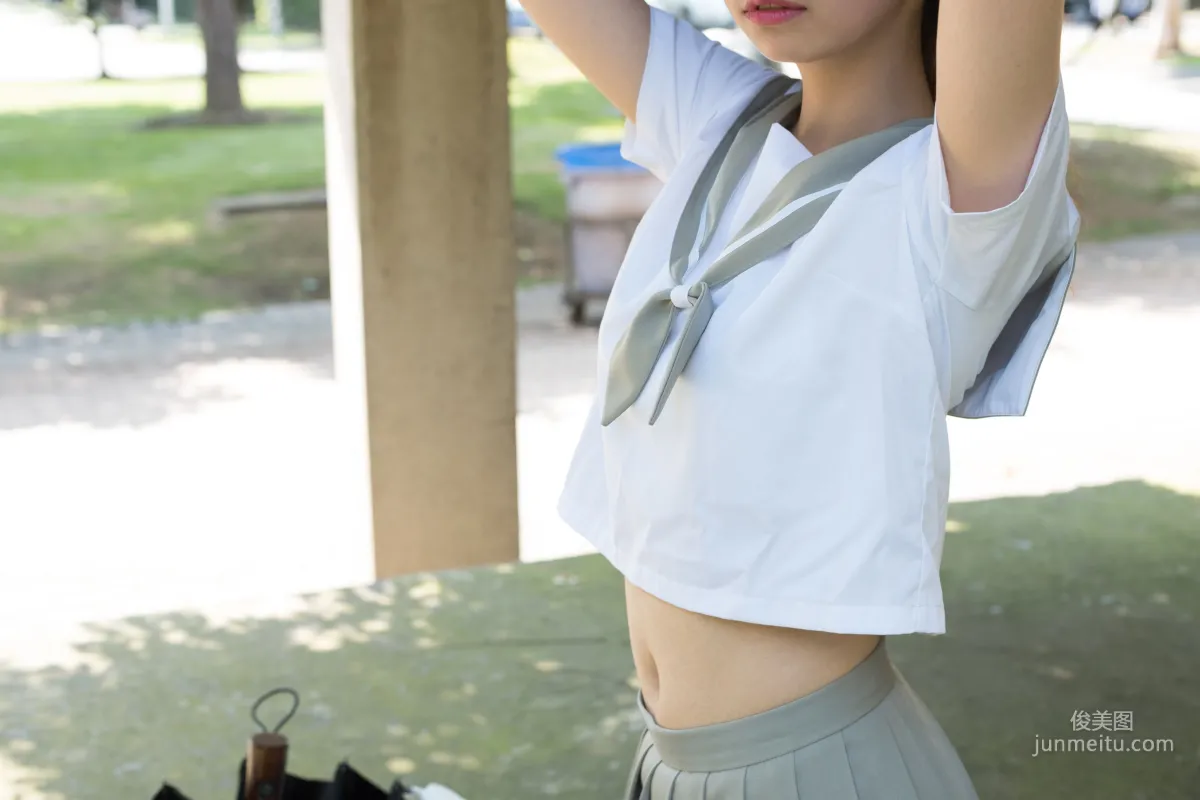 《JK白丝户外》 [森萝财团] R15-026 写真集1