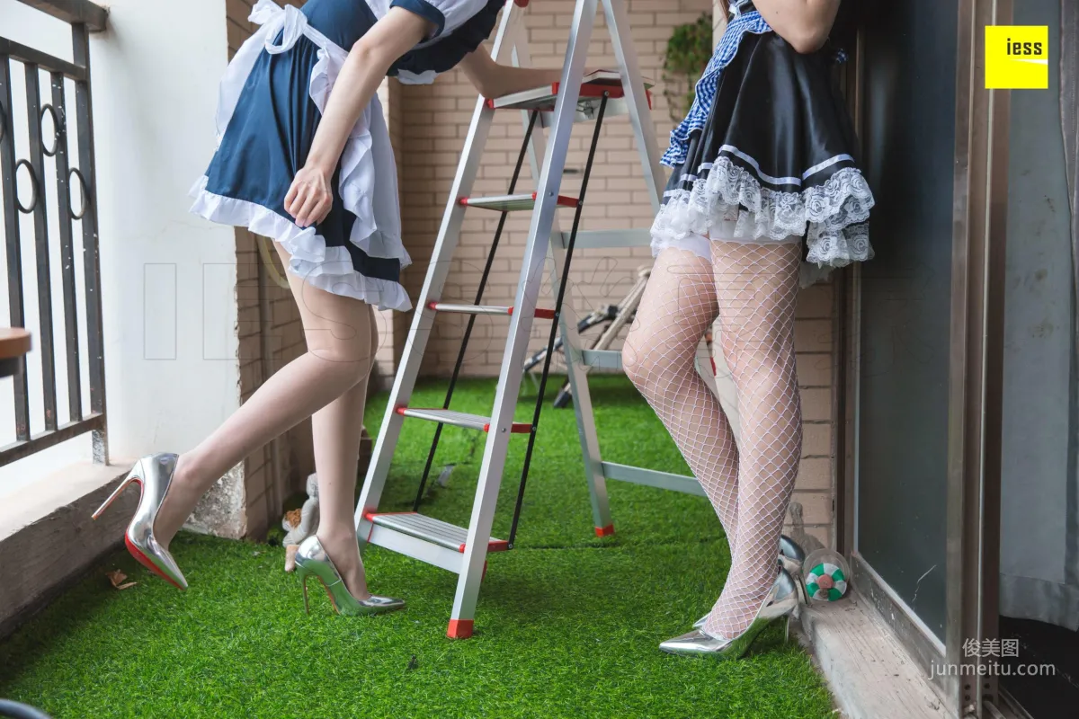 模特九妹&夢夢 《雙生女仆》[異思趣向IESS] 寫真集 12