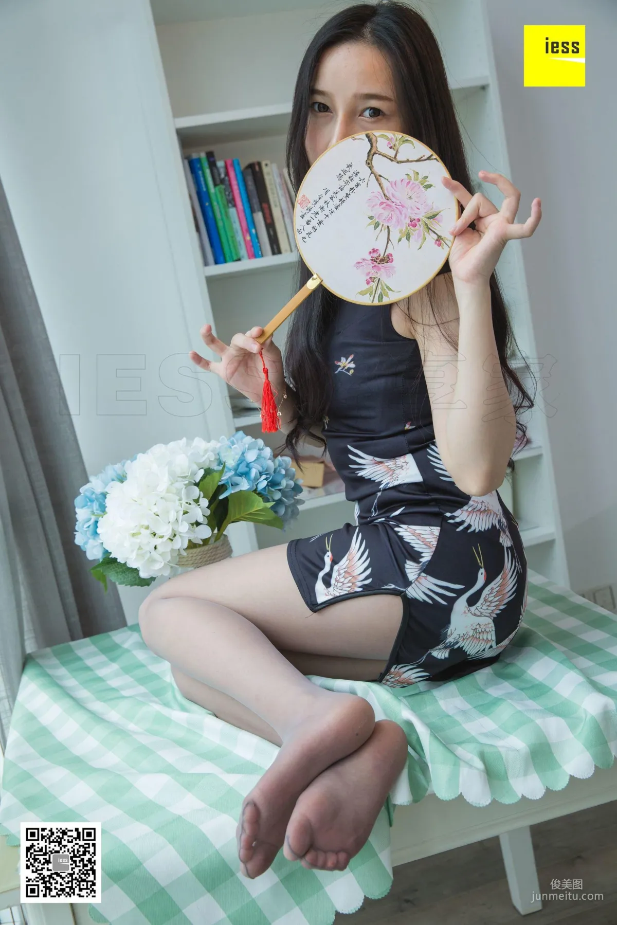 腿模文欣 《文欣黑色妖姬》[異思趣向IESS] 寫真集 36