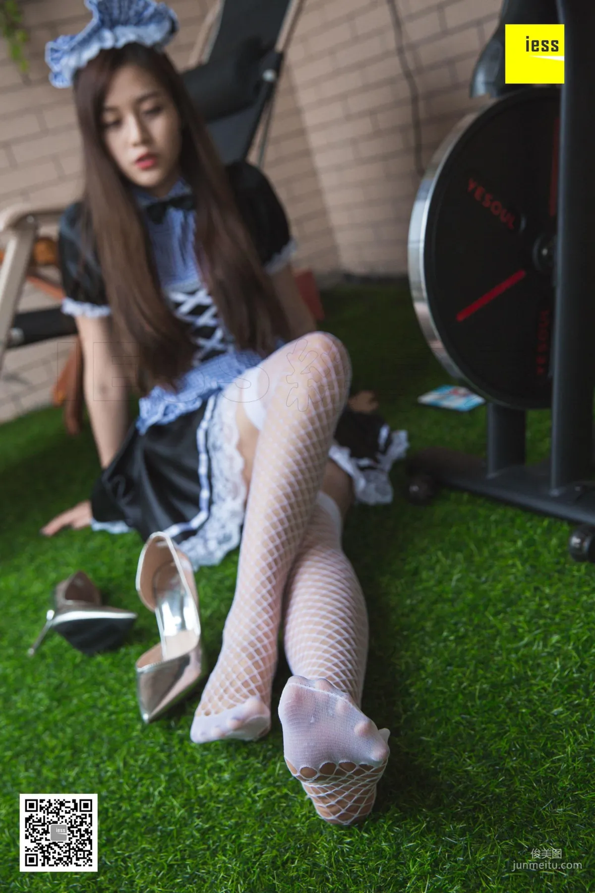 模特九妹&夢夢 《雙生女仆2》[異思趣向IESS] 寫真集 30