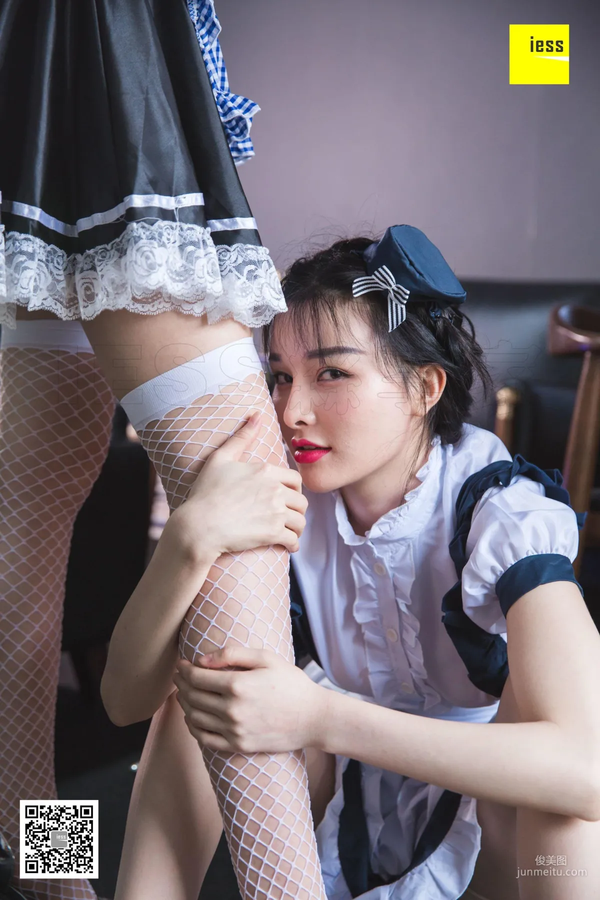 模特九妹&夢夢 《雙生女仆》[異思趣向IESS] 寫真集 64