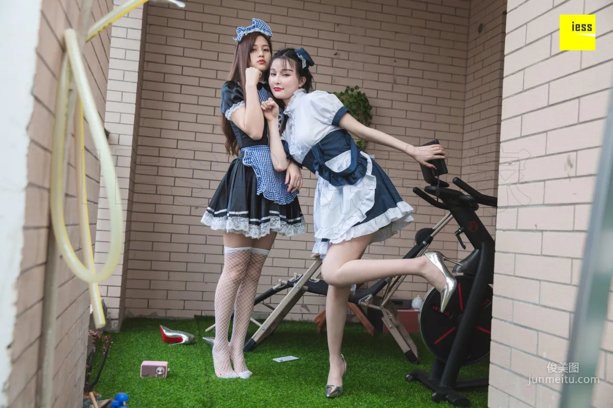 模特九妹&夢夢 《雙生女仆2》[異思趣向IESS] 寫真集 74