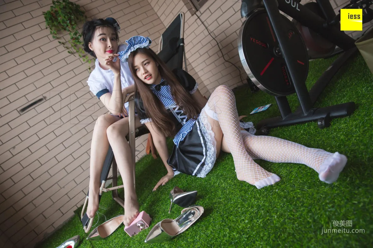 模特九妹&夢夢 《雙生女仆2》[異思趣向IESS] 寫真集 26
