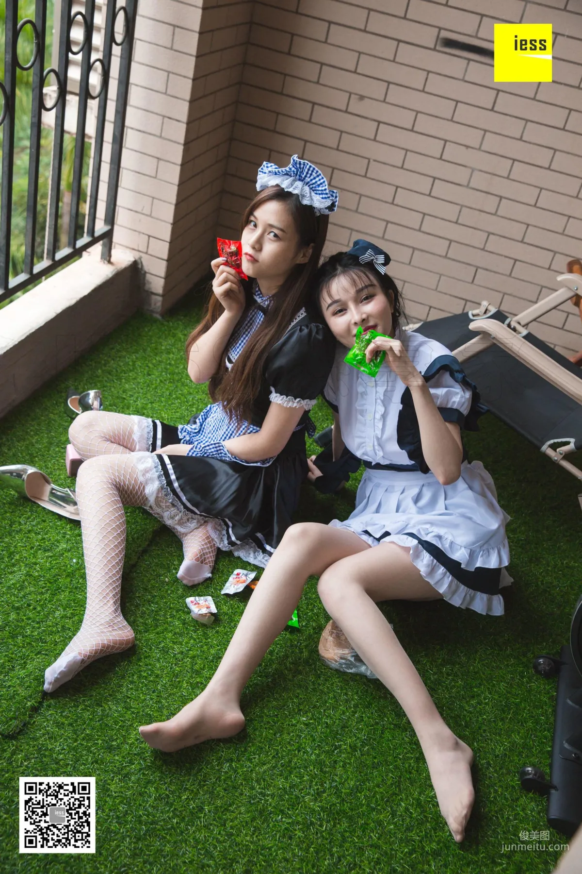 模特九妹&夢夢 《雙生女仆2》[異思趣向IESS] 寫真集 38