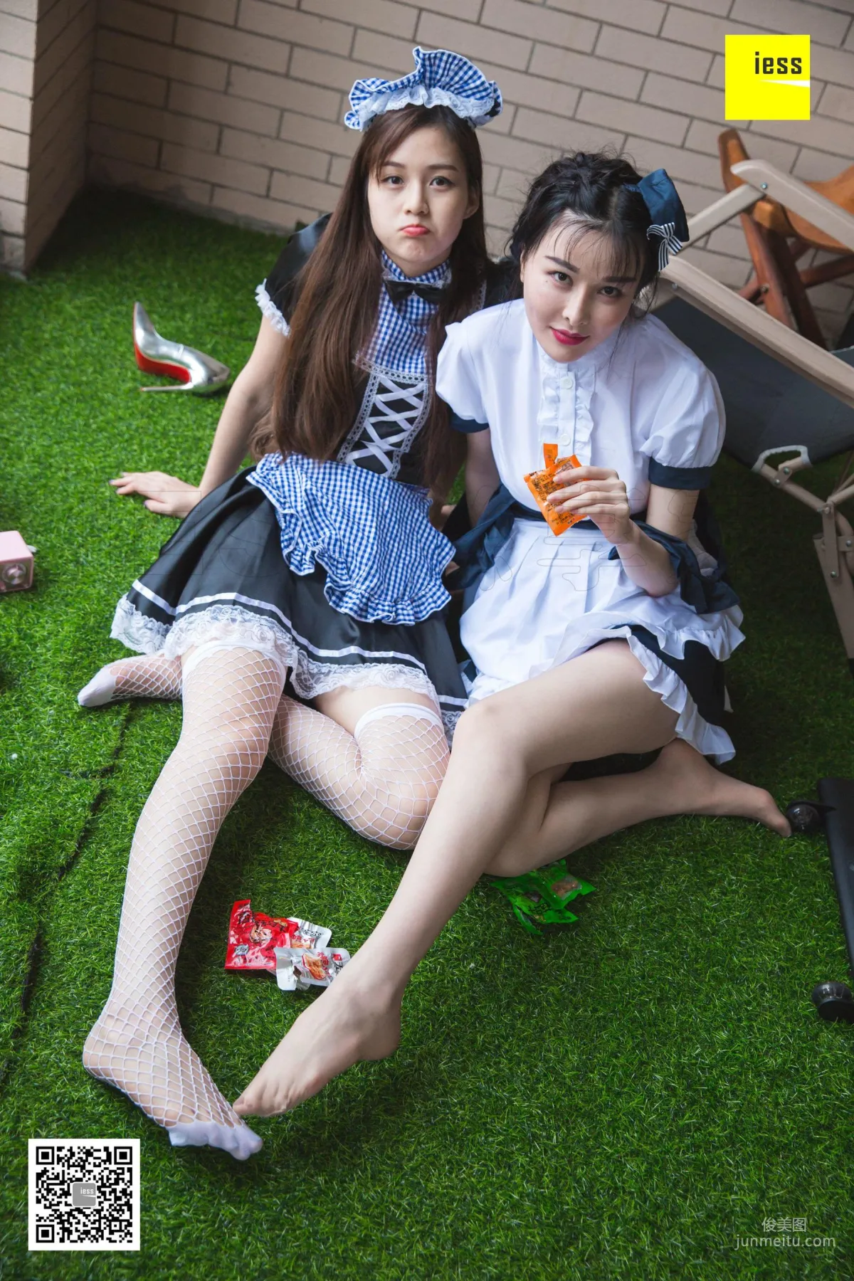 模特九妹&夢夢 《雙生女仆2》[異思趣向IESS] 寫真集 60
