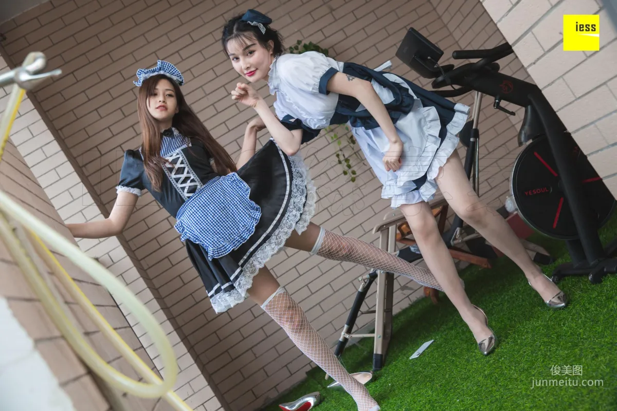 模特九妹&夢夢 《雙生女仆2》[異思趣向IESS] 寫真集 73