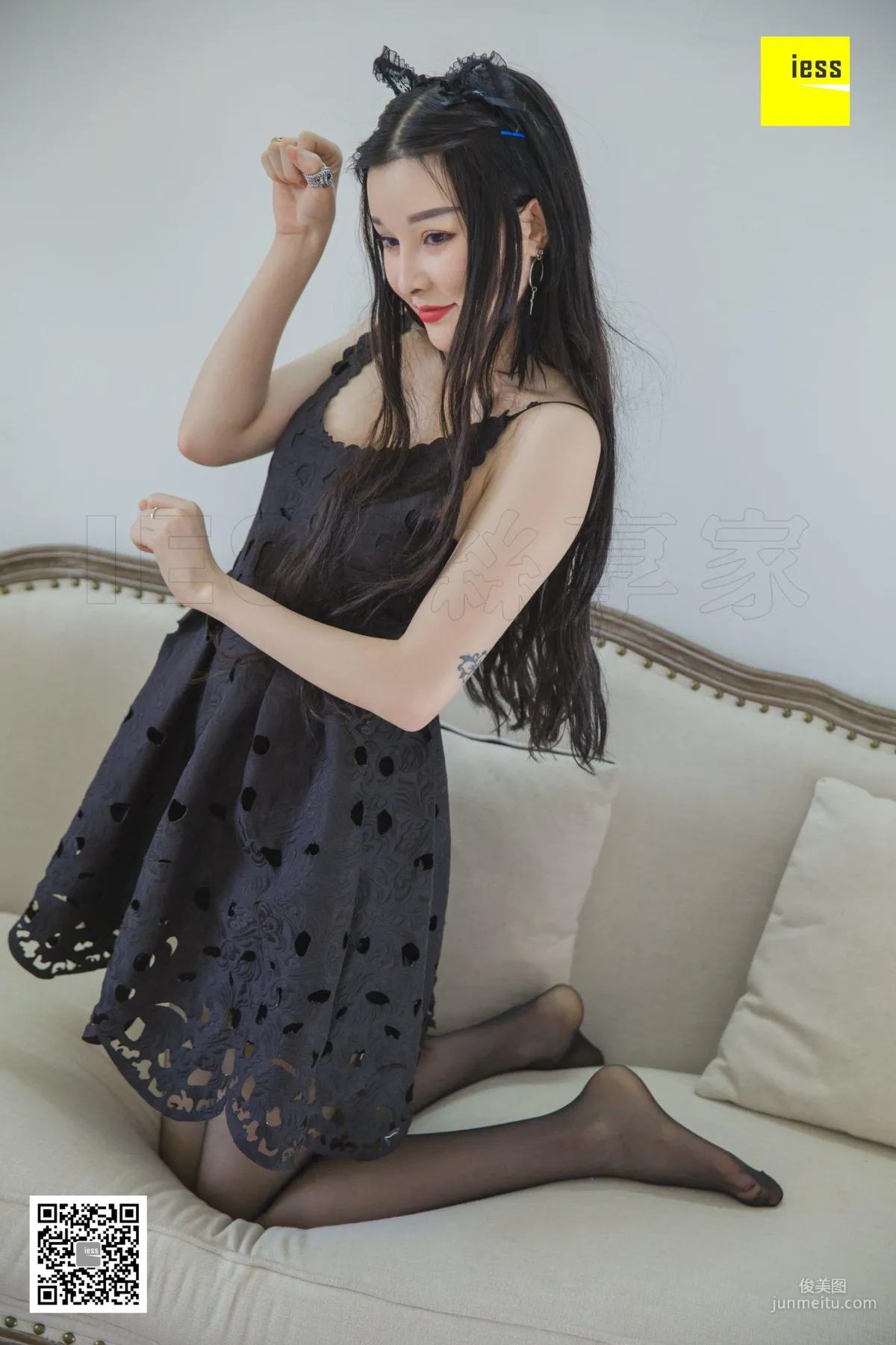 模特夢夢 《夢中的黑精靈》[異思趣向IESS] 寫真集 30