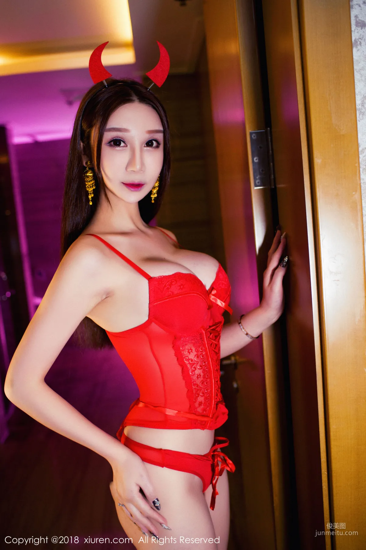 李宓兒《萬聖節你的小惡魔》 [秀人XIUREN] No.1212 寫真集 19