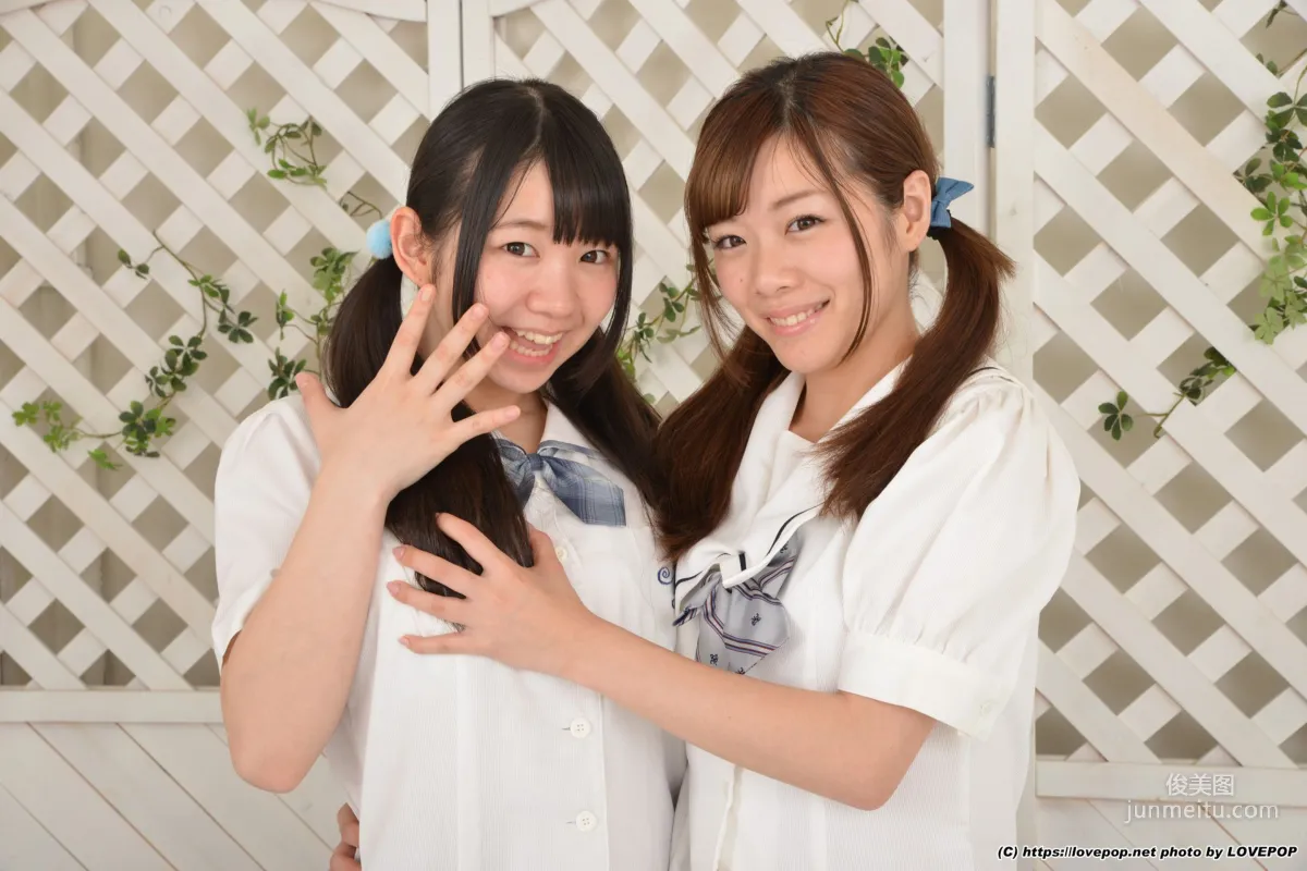 白井ゆずか&森保さな(森保沙奈) Photoset 01 [LOVEPOP] 寫真集 18