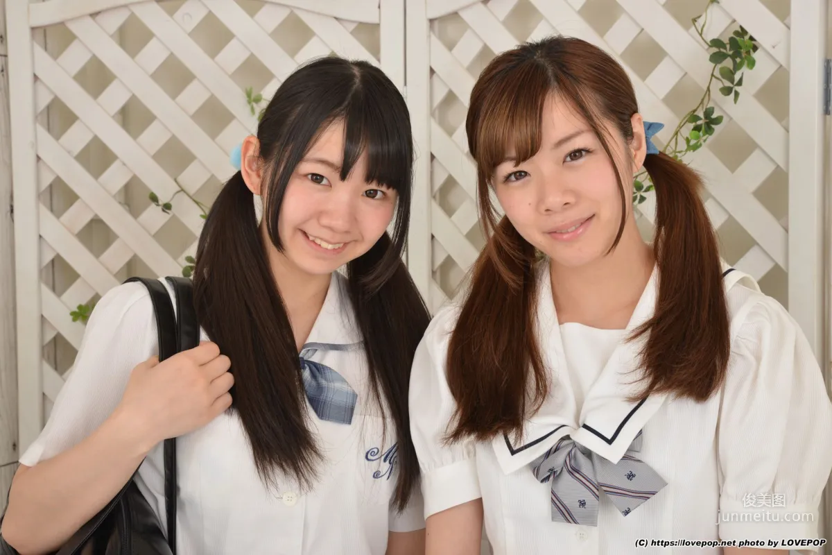 白井ゆずか&森保さな(森保沙奈) Photoset 01 [LOVEPOP] 寫真集 3