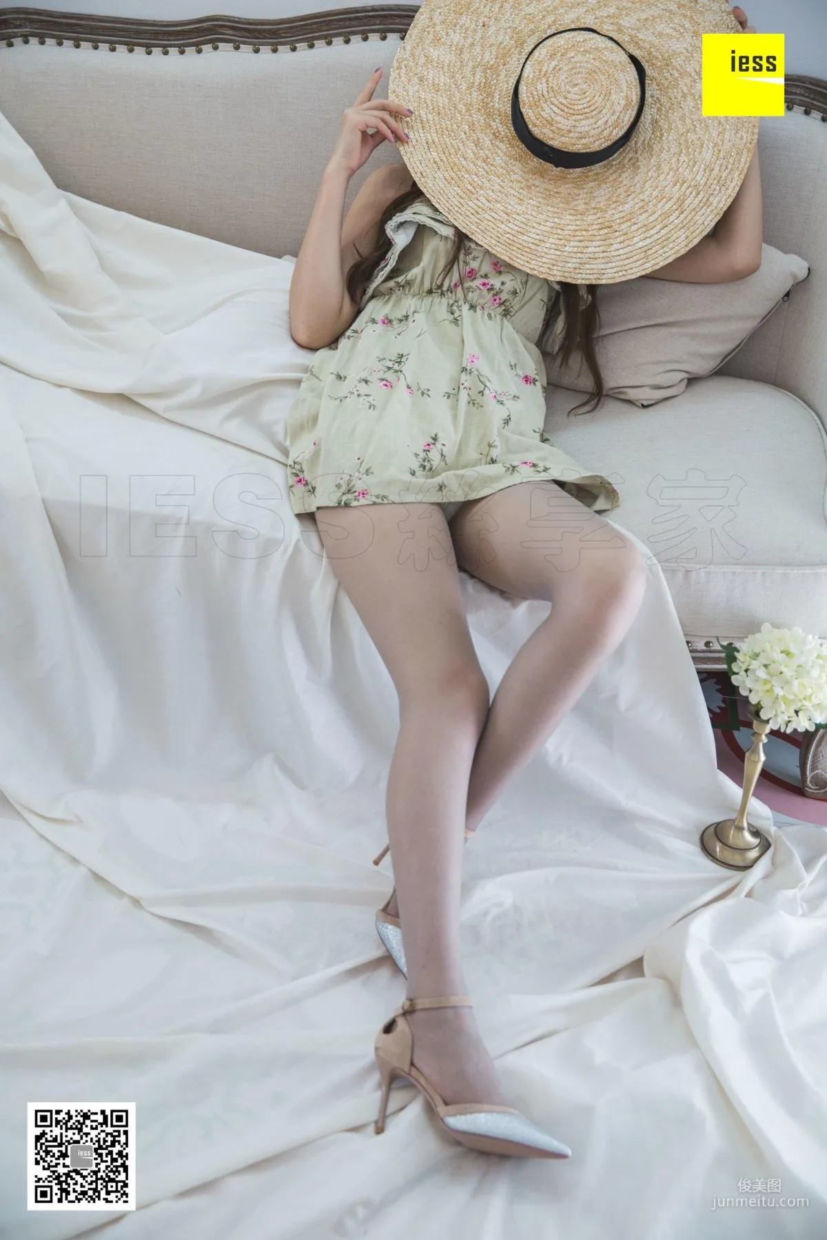 模特九妹《九妹碎花裙灰絲》 [異思趣向IESS] 寫真集 39