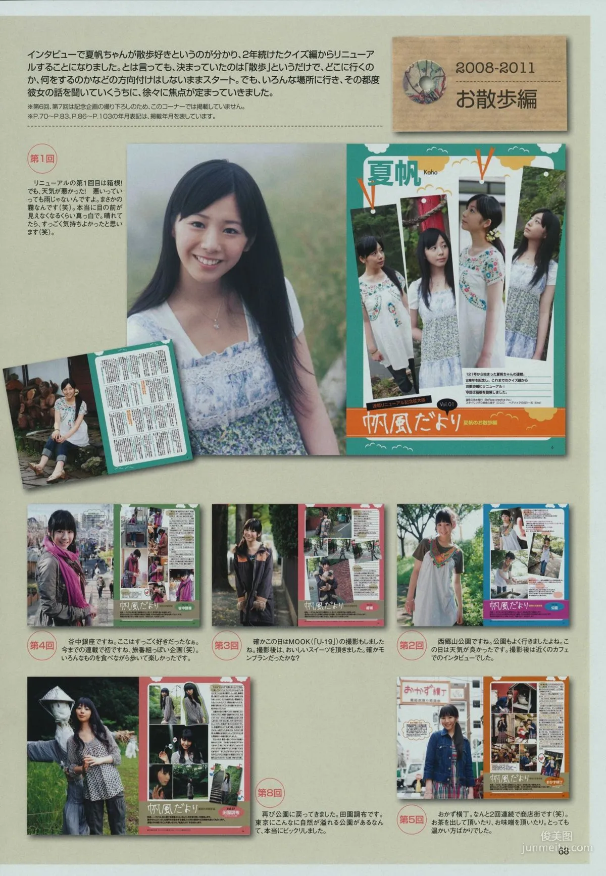 夏帆《帆風だより 》写真集62